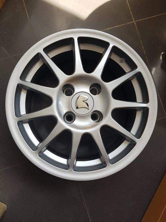 رینگ فابریک سایز ۱۵ (۱۱پره) اروند نقرهای