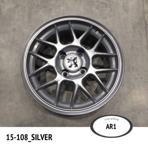 رینگ فابریک سایز ۱۵ (۰۵۱) طرح لنزو (نیریز) نقرهای