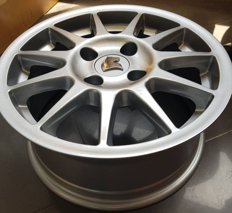 رینگ فابریک سایز ۱۵ (۱۱پره) اروند نقرهای