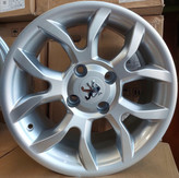 رینگ فابریک سایز ۱۵ نقرهای دنا پلاس (۴ پیچ)