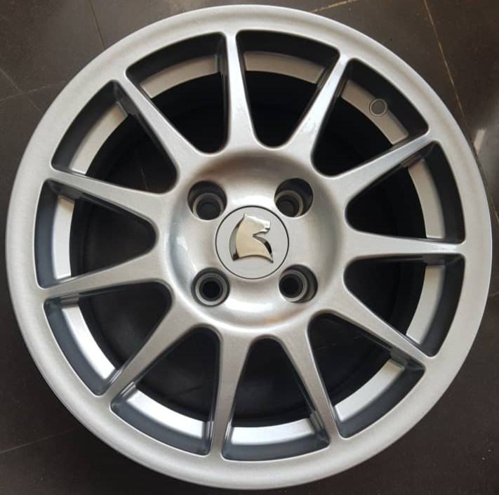 رینگ فابریک سایز ۱۴ نقرهای مدل ۱۱ پر اروند