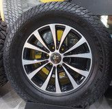 رینگ و لاستیک فابریک کلوت سایز ۱۷ با لاستیک (265,65,17") بارز