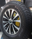 رینگ و لاستیک فابریک کلوت سایز ۱۷ با لاستیک (265,65,17") بارز