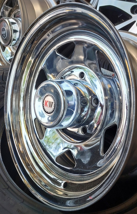 رینگ اسپرت سایز ۱۴ پیچ (۱۵×۶.۵) کروم مزدا وانت