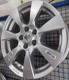 رینگ فابریک سایز ۱۶ نقرهای دنا پلاس توربو (۵ پیچ) مدل ۷ پره