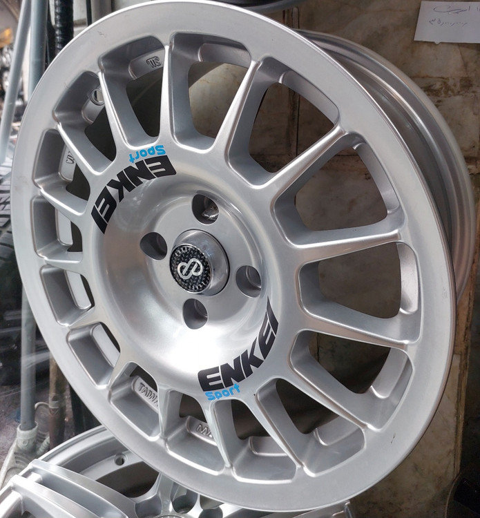 رینگ اسپرت سایز ۱۶ (۴×۱۰۸) نقرهای مدل ENKEI(قیمت بر اساس هر عدد)