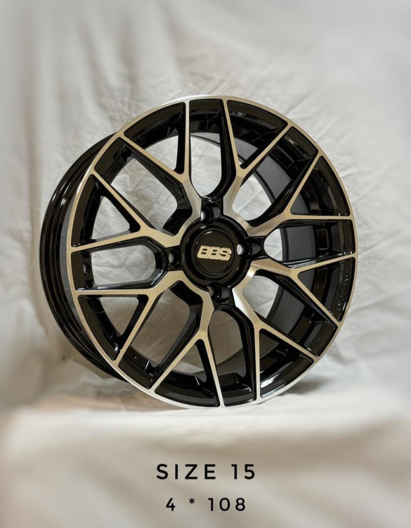 رینگ اسپرت سایز ۱۵ (۴×۱۰۸) رختراش مشکی BBS