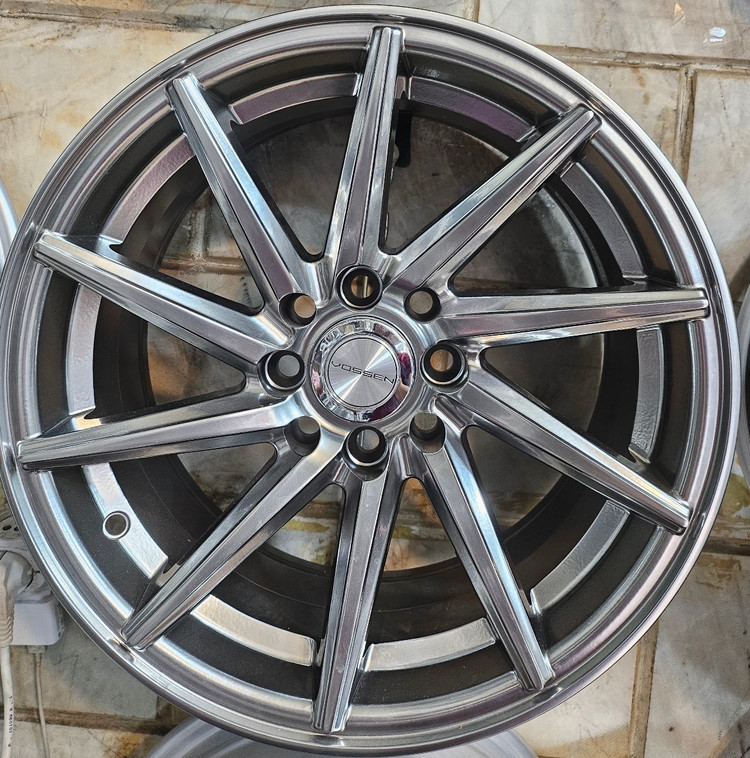 رینگ اسپرت سایز ۱۵ (۸×۱۰۰-۱۰۸) ووسن نقرهای تیتانیوم