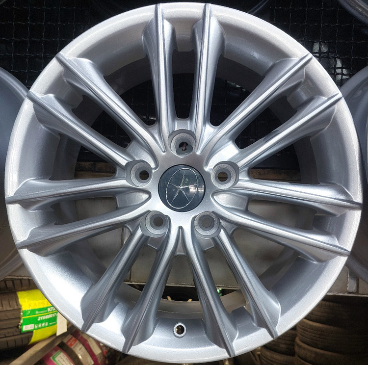 رینگ فابریک سایز ۱۶ (۱۱۴×۵) نقرهای جک j5