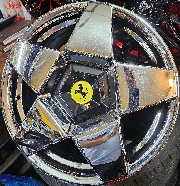 رینگ اسپرت سایز ۱۷ (۱۰۸×۴) کروم فراری