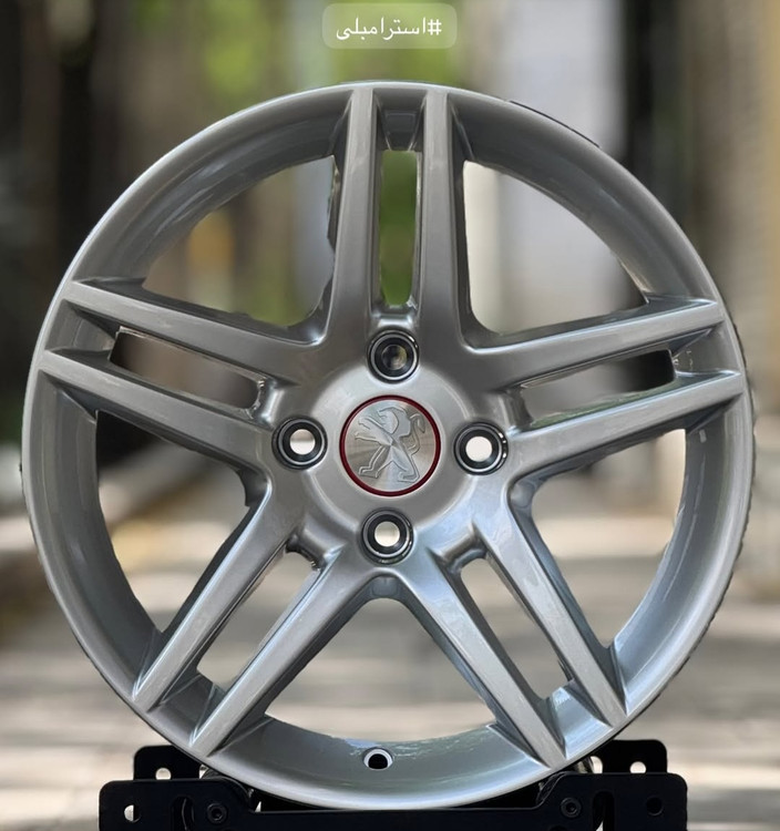 رینگ اسپرت سایز ۱۵ (۱۰۸×۴) نقرهای استرامبولی