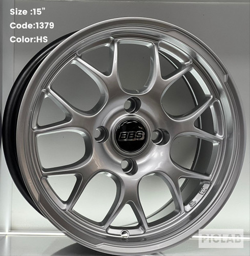 رینگ اسپرت سایز ۷×۱۵ (۱۰۸×۴) BBS نقرهای