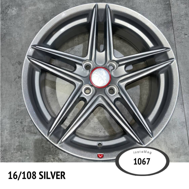 رینگ اسپرت سایز ۱۶ (۱۰۸×۴) نقرهای مدل ۱۰۶۷