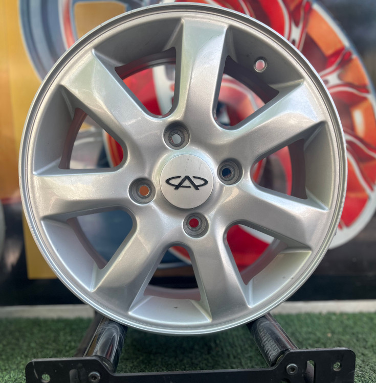 رینگ فابریک سایز ۱۵ MVM 550 نقرهای