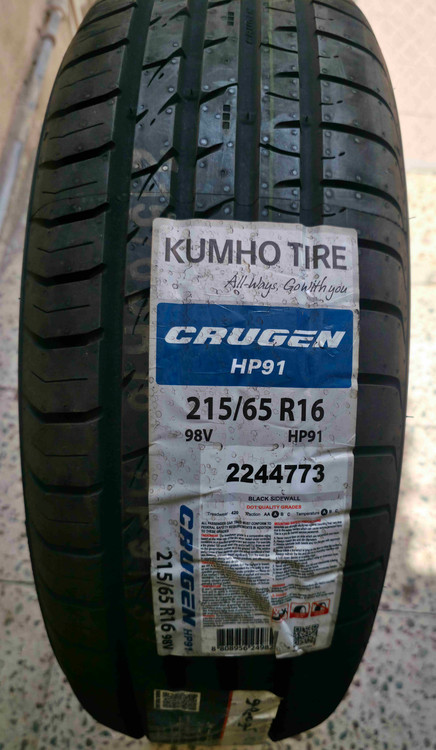 لاستیک کومهو سایز 16"-65-215 HP91