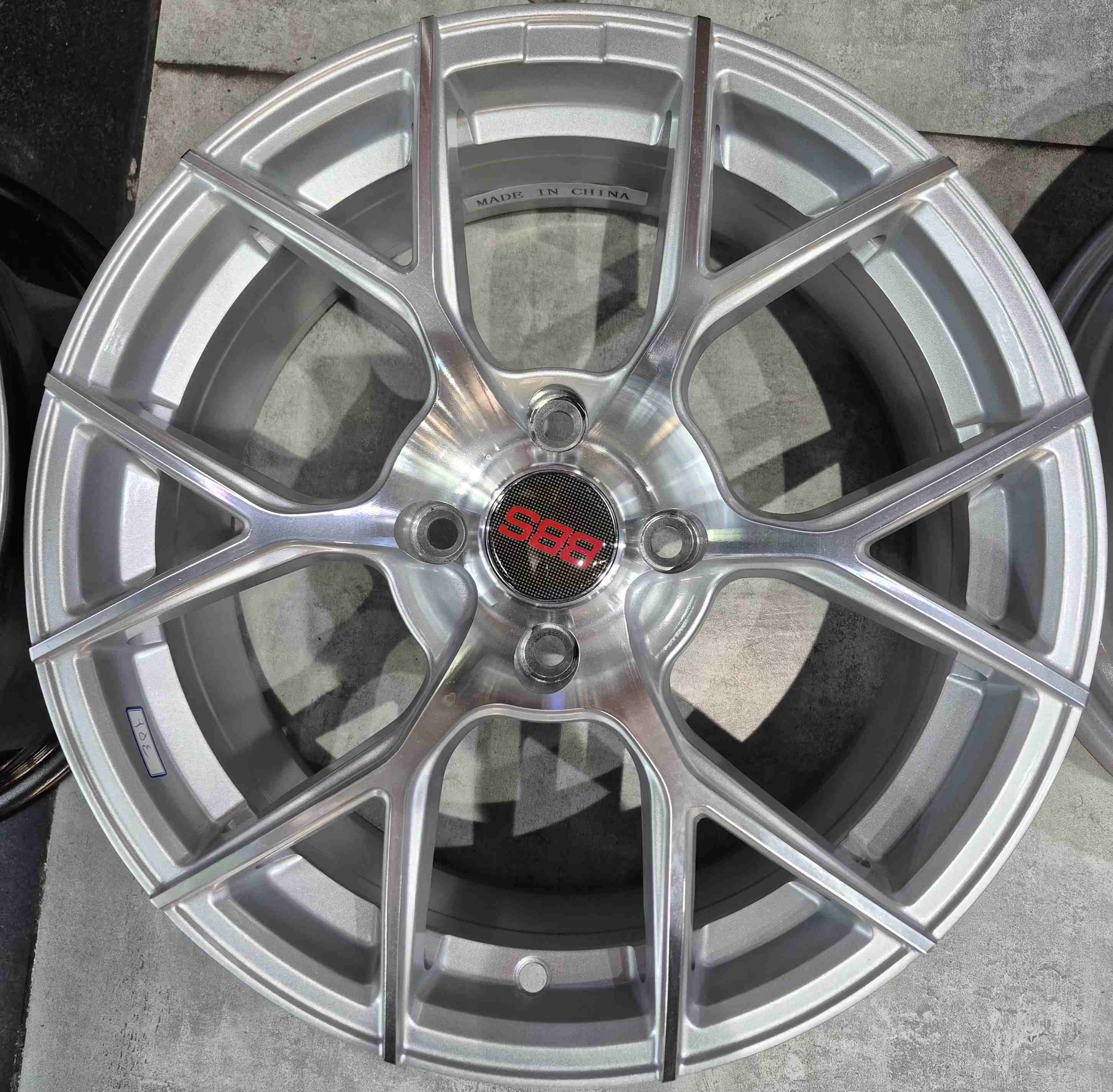 رینگ اسپرت سایز ۱۶ (۱۰۸×۴) رخ نقره ای BBS