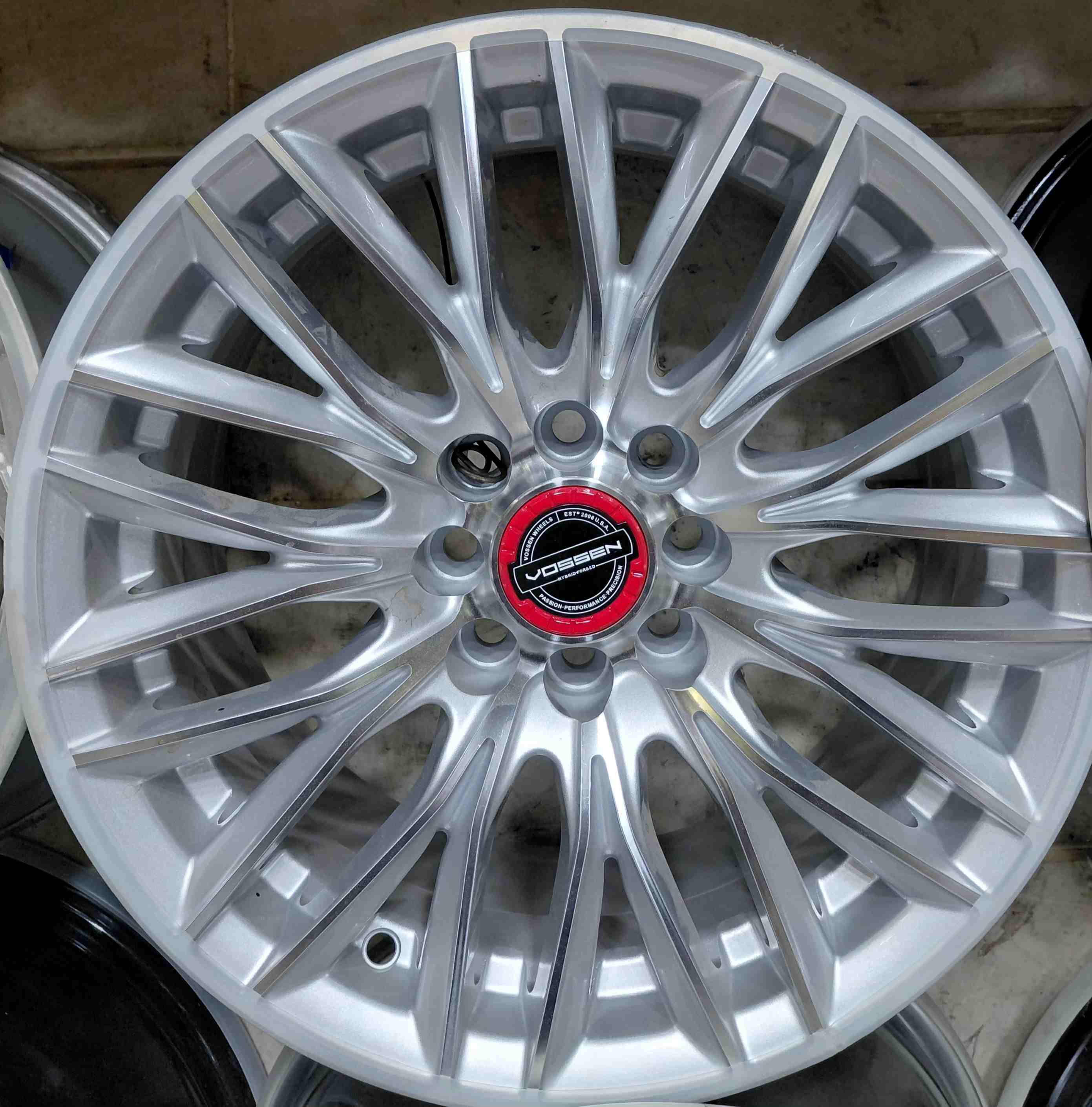 رینگ اسپرت سایز ۱۵ (۱۰۸-۱۰۰×۸) نقره ای Vossen