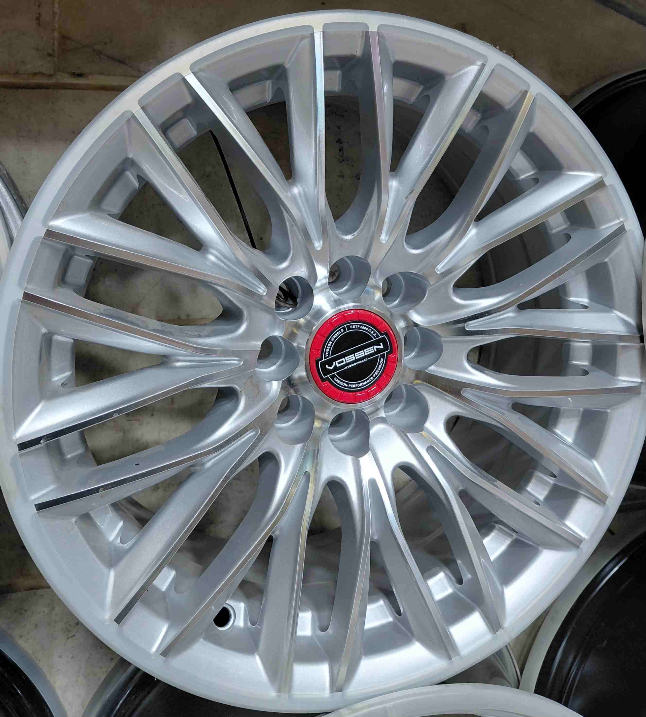 رینگ اسپرت سایز ۱۵ (۱۰۸-۱۰۰×۸) نقره ای Vossen