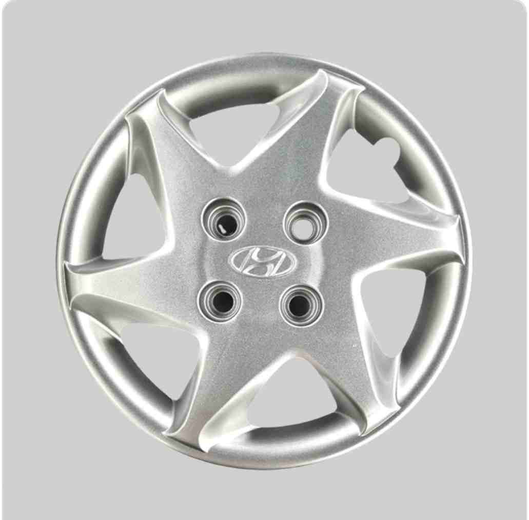 قالپاق فابریک سایز ۱۵ نقره ای هیوندایی آوانته