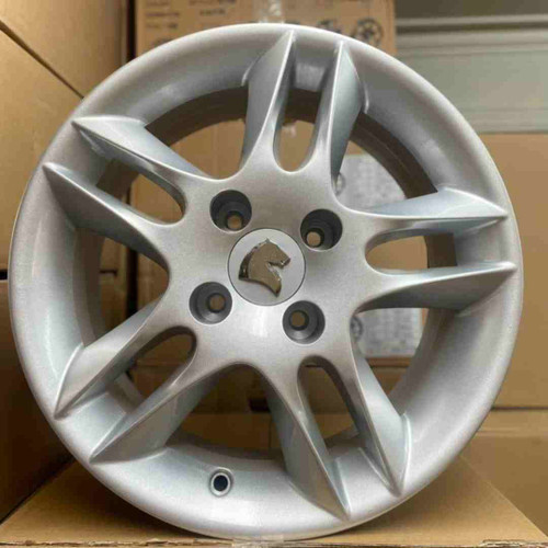 رینگ فابریک سایز ۱۵×۵.۶ نقره ای ۵پردوبل Ik049 اروند