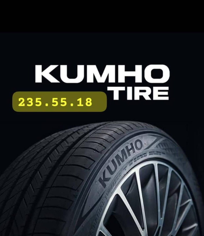 لاستیک سایز 18-55-235 kumho کره 2025