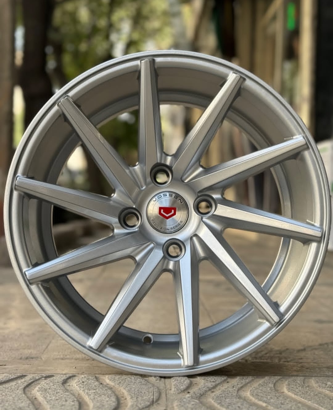 رینگ اسپرت سایز 15×7 (108×4) ووسن Kd038 نقره ای