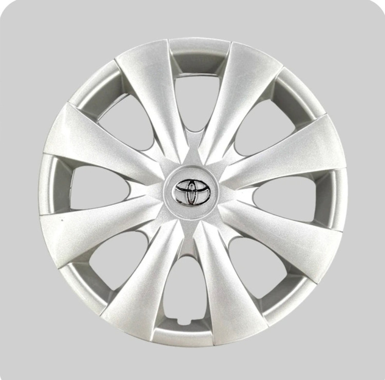 قالپاق سایز ۱۴ نقره ای تویوتا یاریس