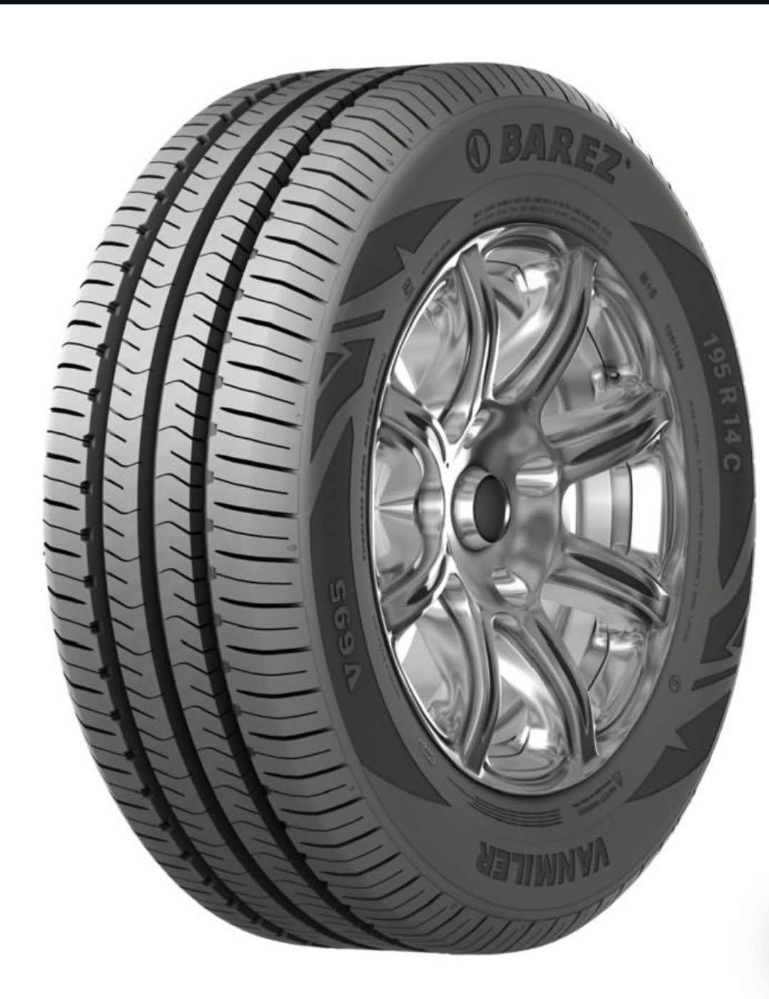 لاستیک بارز ۱۴R۱۹۵ مدل V695 vanmiler