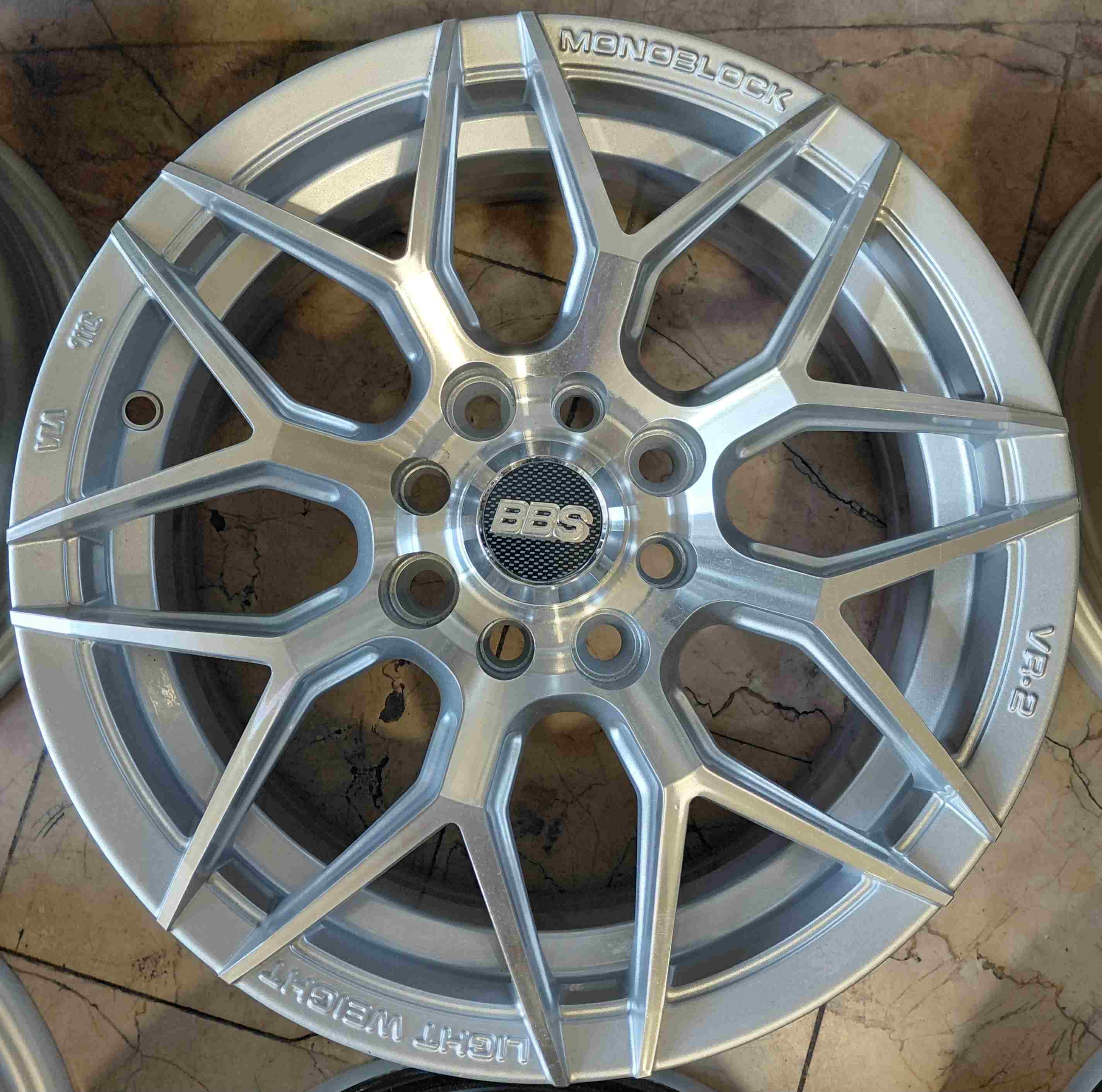 رینگ اسپرت سایز ۱۴×۶ (۱۰۸-۱۰۰×۸) نقره‌اي BBS