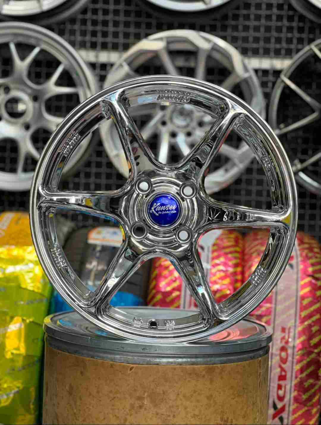رینگ اسپرت سایز ۱۶ ×۷ (۱۰۸×۴) کروم کانسیل